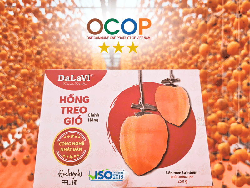 Hồng treo gió đạt chứng nhận ISO, mua hàng đạt chuẩn giá ưu đãi